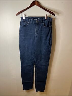 Victoria's Secret Dark Indigo High-Rise Jeans